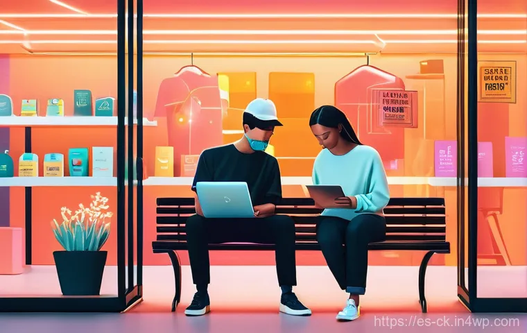 옴니채널 경험에서의 고객 충성 프로그램 개발 - **Prompt 1: The Seamless Omnichannel Journey**
"A vibrant, dynamic illustration depicting a dive...